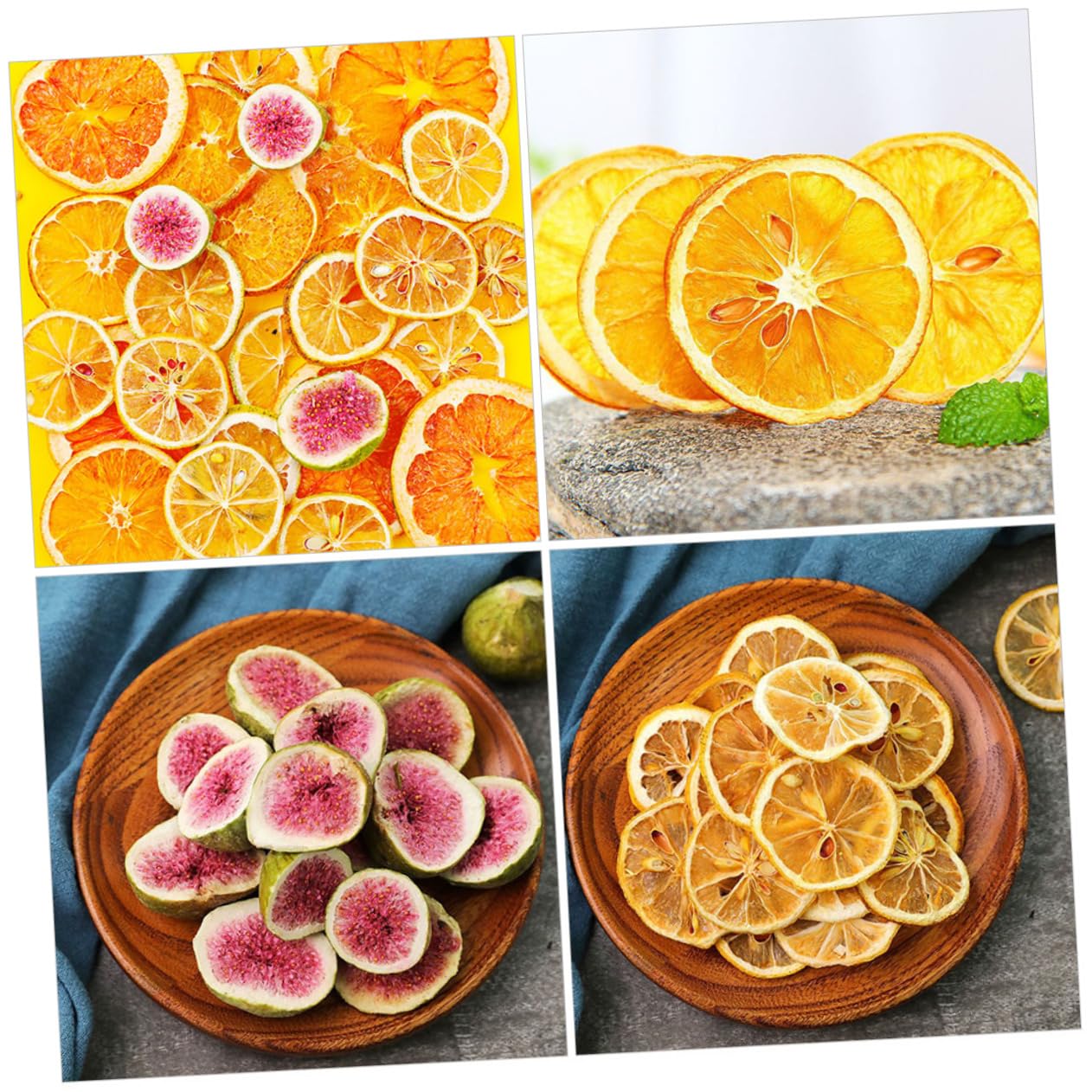 CHILDWEET 2stücke Getrocknete Fruchtscheiben Für Kranzgestaltung Orangenscheiben Zitronenscheiben Natürliche Dekoration Für Weihnachten Und Adventsfeiern