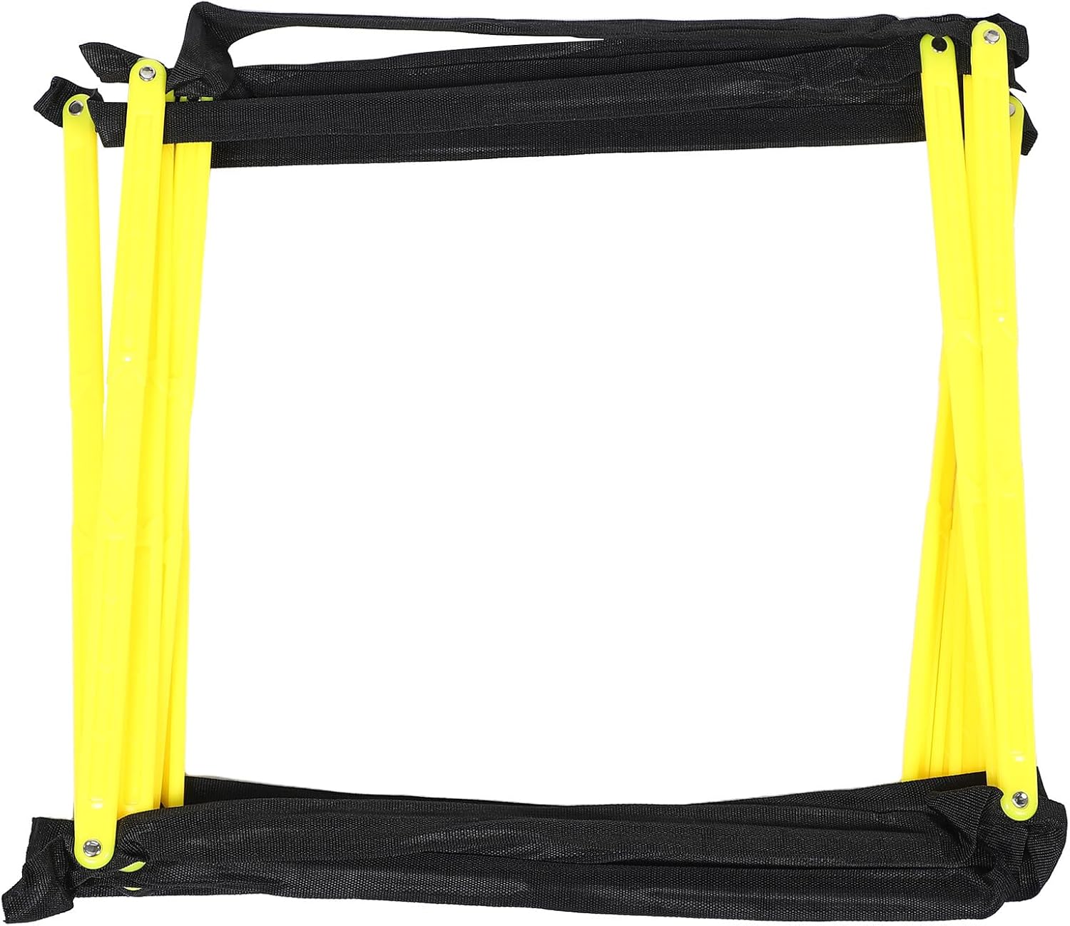 Multi-Sport Agility Ladder Football Soccer Training Ladder Foldable Speed and Footwork Yellow Rope for Agility Drills and Conditioning