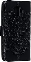 Vista 39 de LEECOCO for Samsung A6 2018 Case Mandala Embossing Luxury PU Leather Flip Notebook Wallet Bookstyle Magnetic Stand Card Slot Folio Bumper Protection
