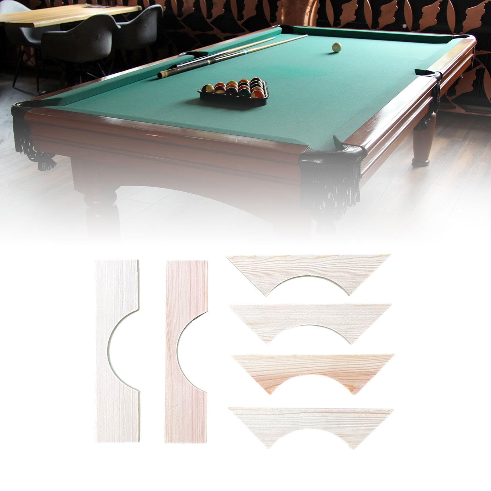 Menolana Wood Shim Wedge for Pool Table, Universal Practical Billiards Accessories, Pool Table Installation Shims Practical, Style B