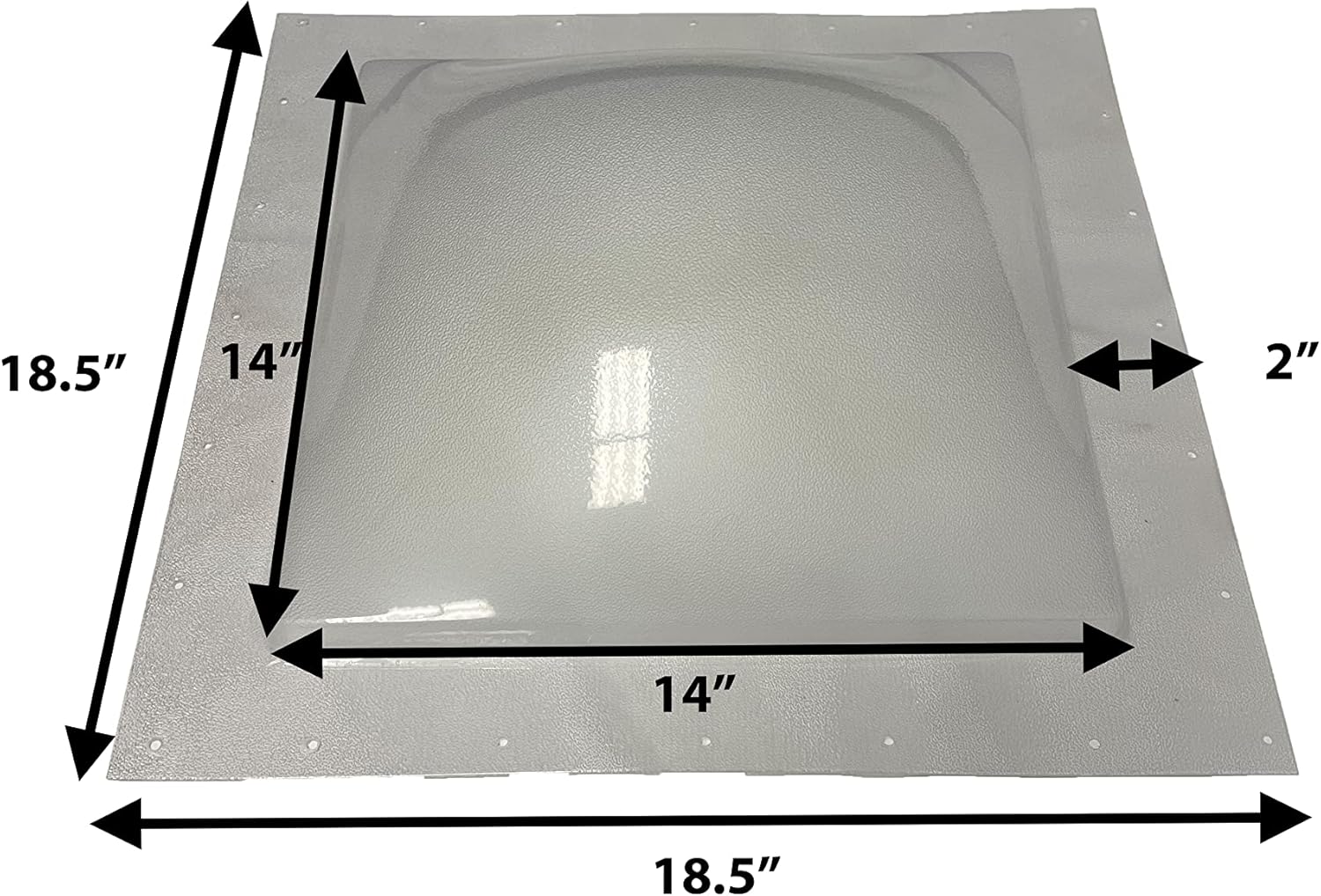 RV Outer Skylight - 14"x14" Crackle
