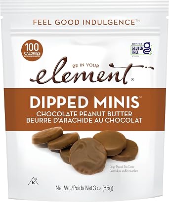 Element Chocolate Peanut Butter Dipped Minis, 3 OZ
