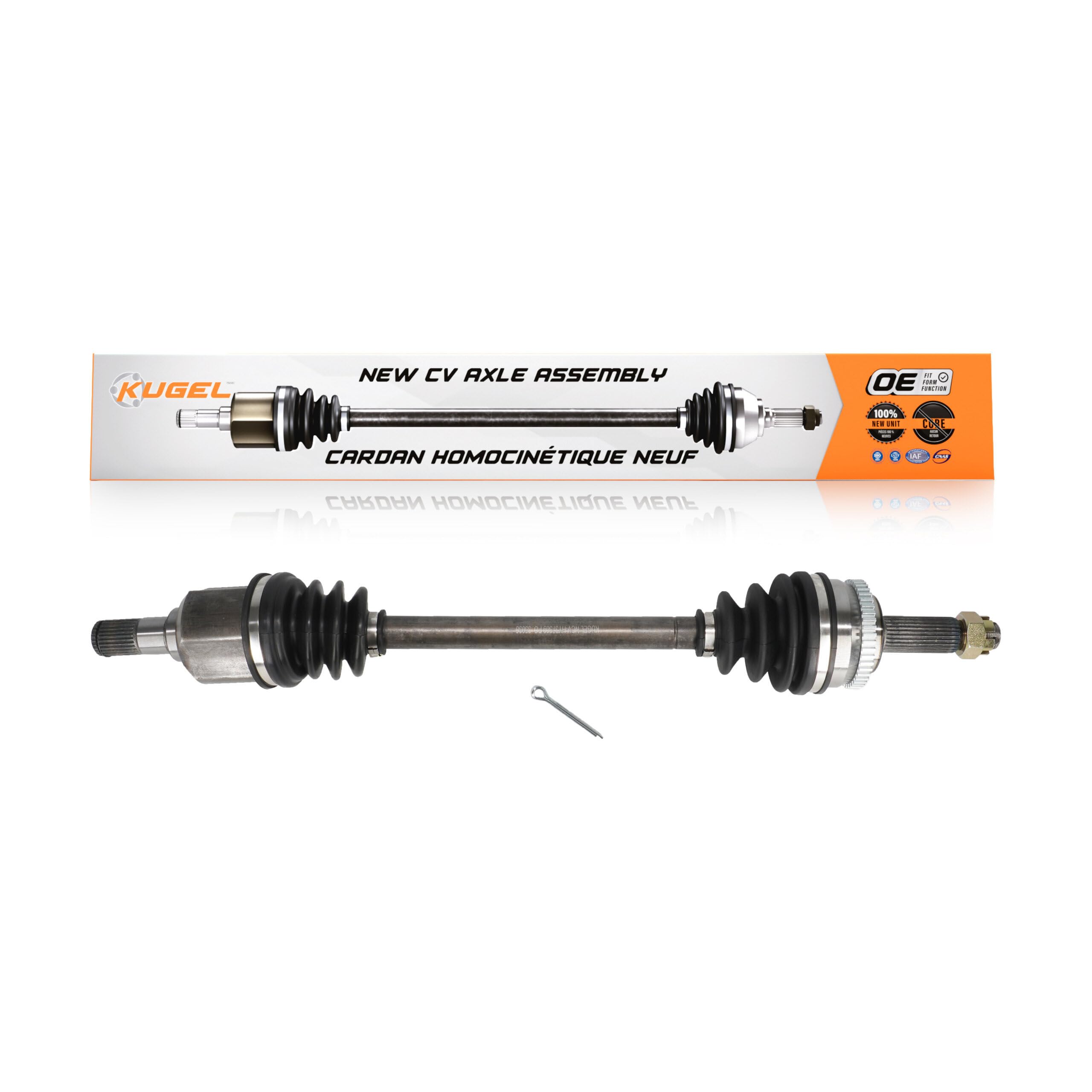 Kugel Front Left (Driver Side) CV Axle Shaft NCV-VW72101 sold price at auction in Canada