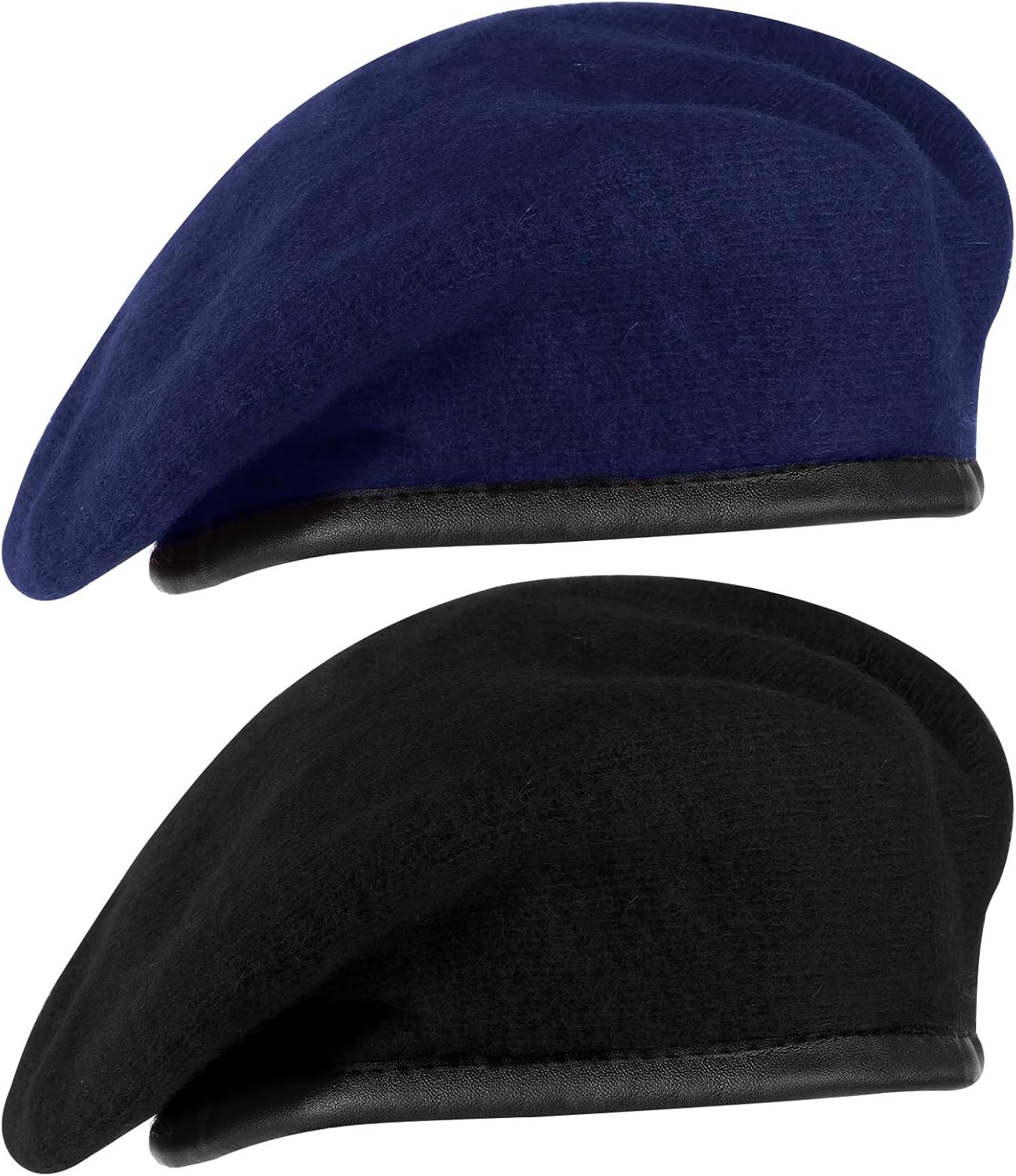 Zhehao Pcs Military Beret Hat Men Wool Adjustable Kuwait Ubuy