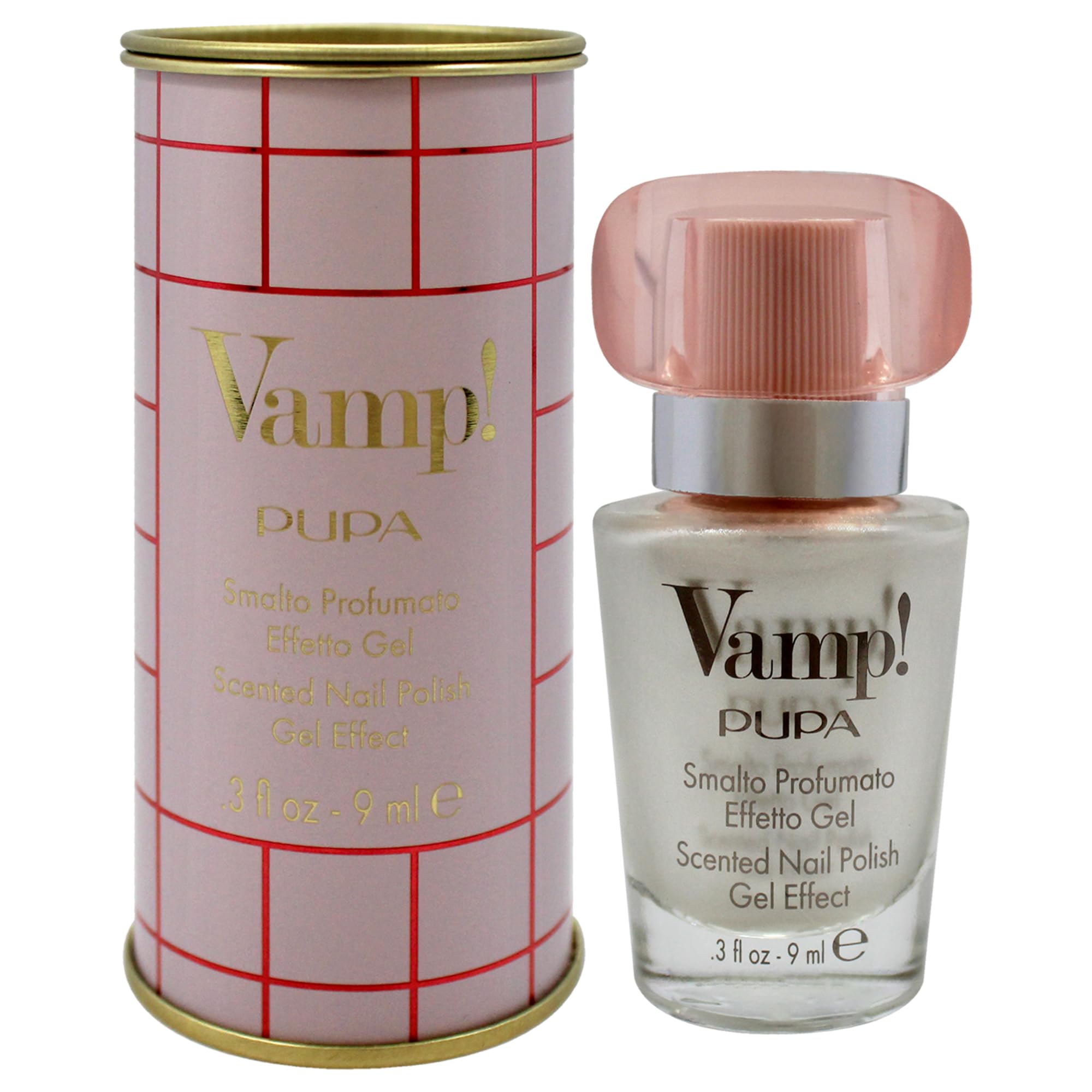 Pupa Vamp Esmalte perfumado efecto gel blanco laca uñas 125 6