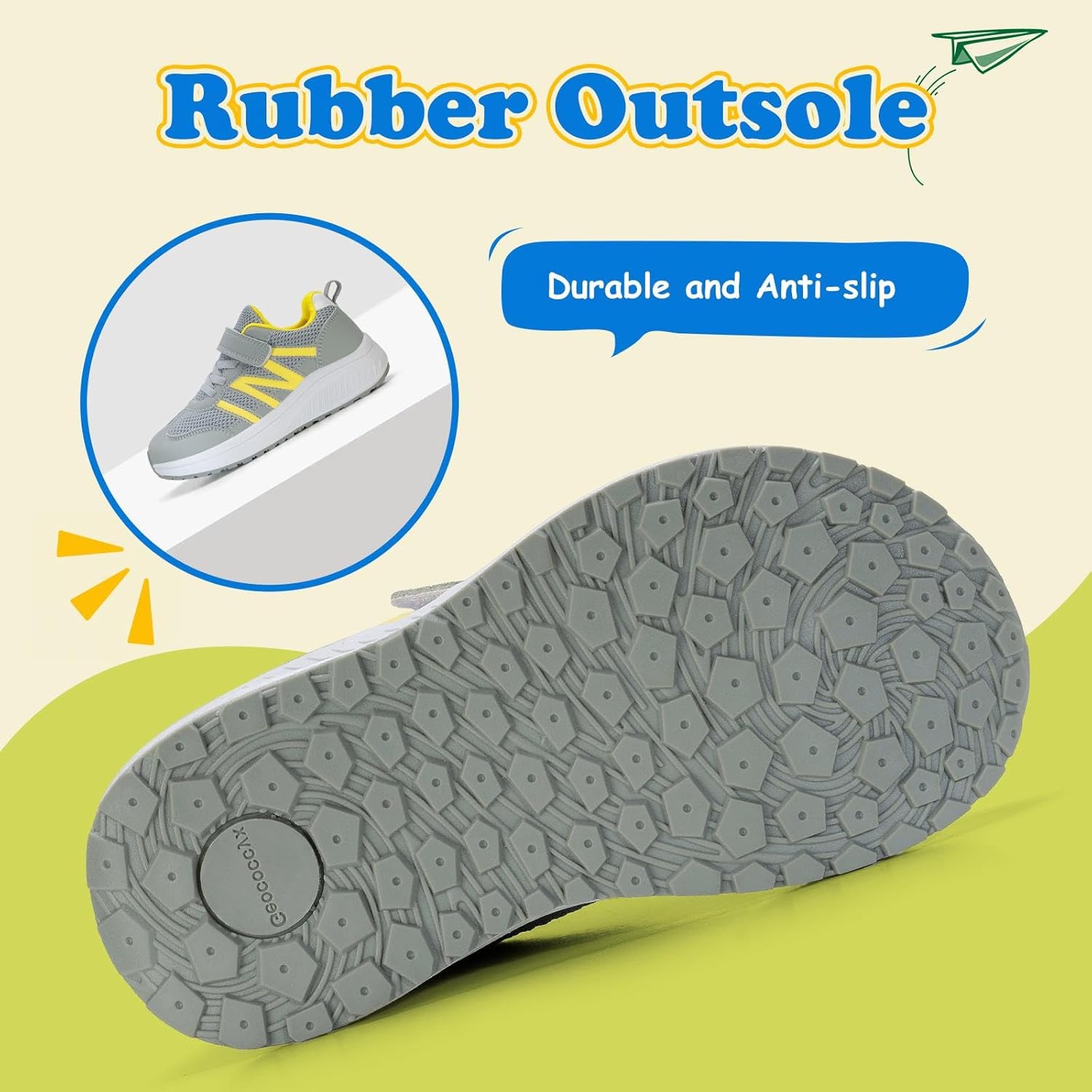 Boys Wide Toe Box Sneakers Girls Tennis Running Shoes Breathable Walking Trainers for Kids - Image 3