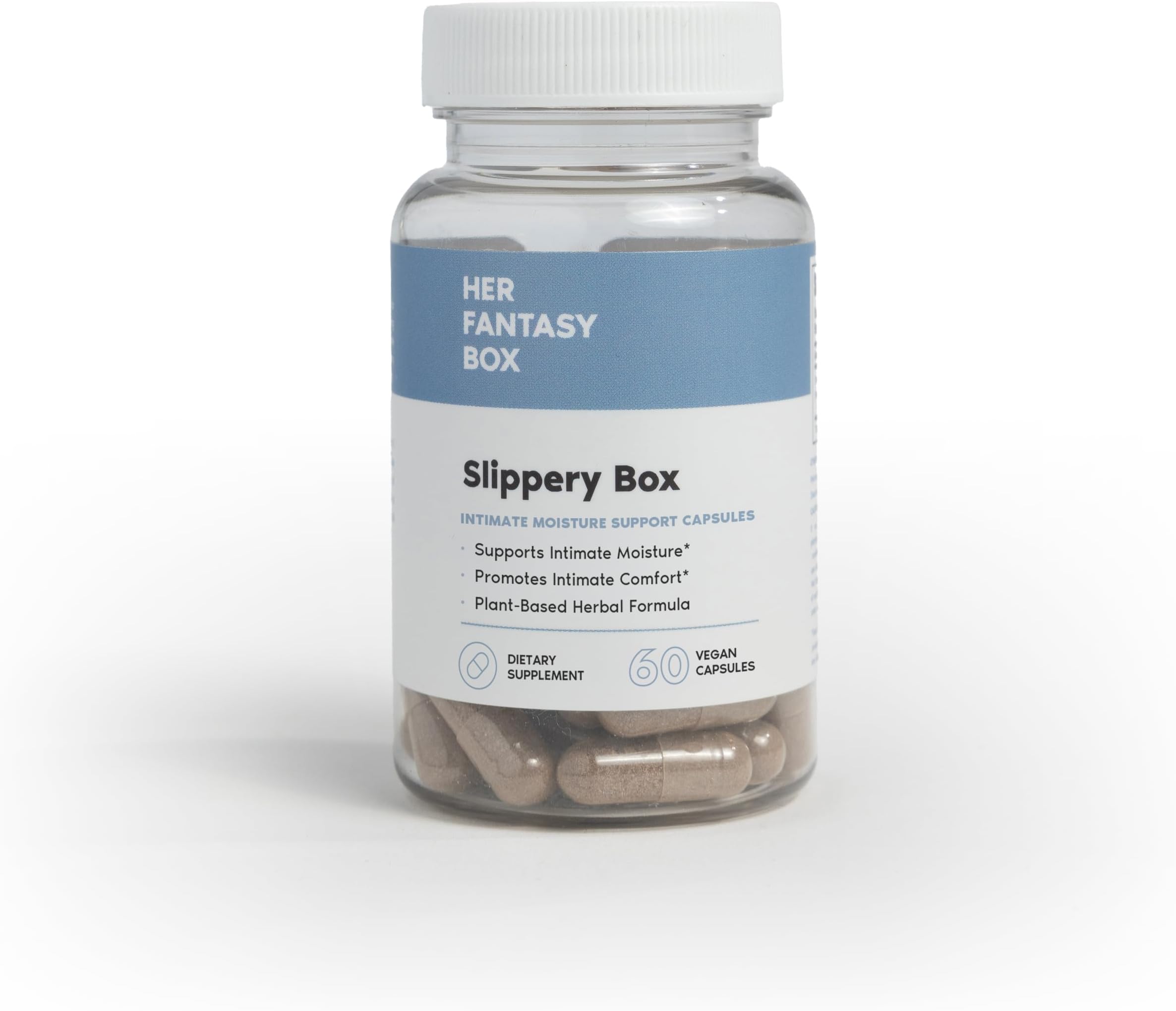 Slippery Box Feminine Care for l Health | Feminine Care for Women, 60 Fast-Acting Capsules