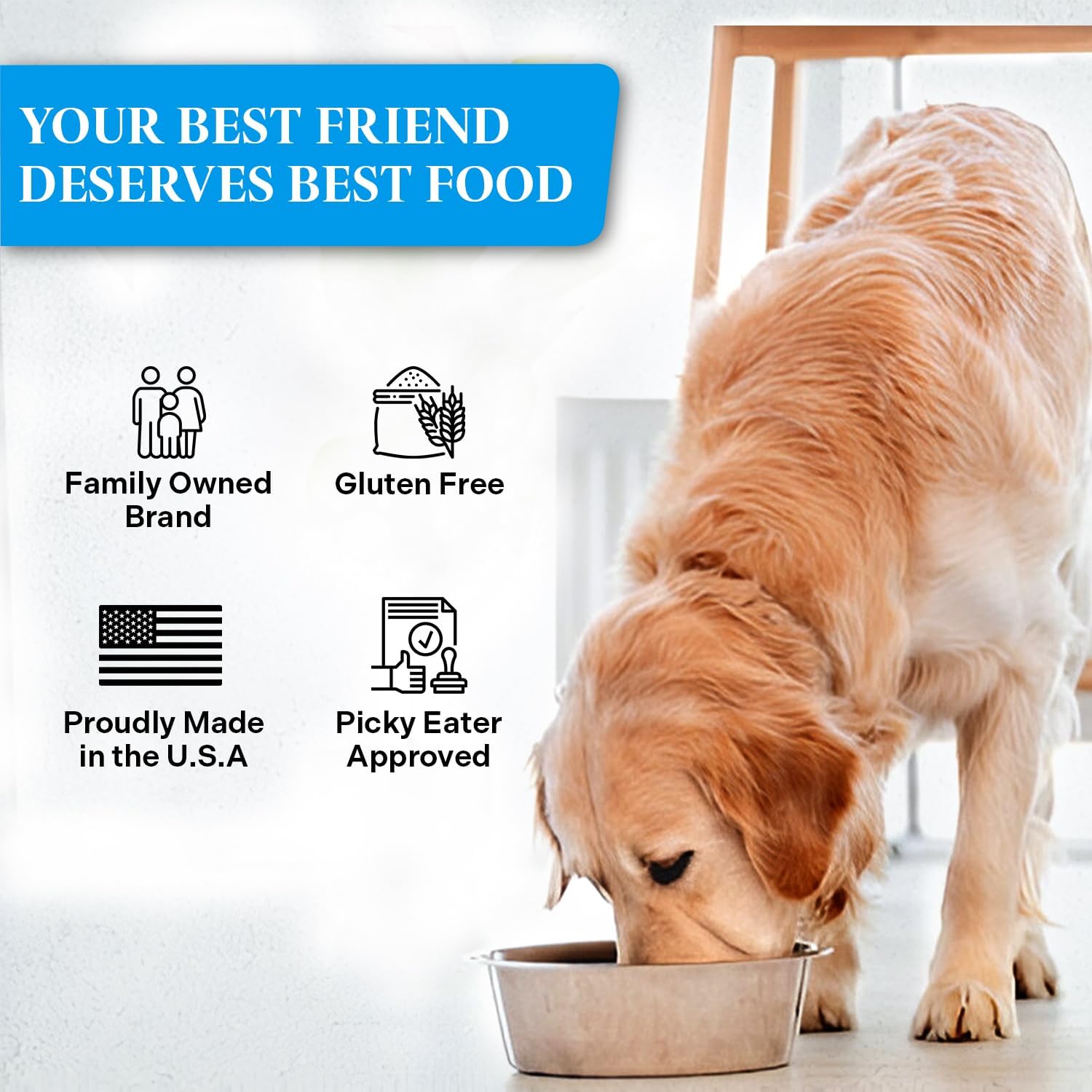 Healthy Dogma - PetMix Dehydrated Dog Food – Fish Dinner with Wild-Caught Alaskan Salmon & Whitefish – Clean Ingredient Dog Food – No Preservatives 10lbs (Bucket)