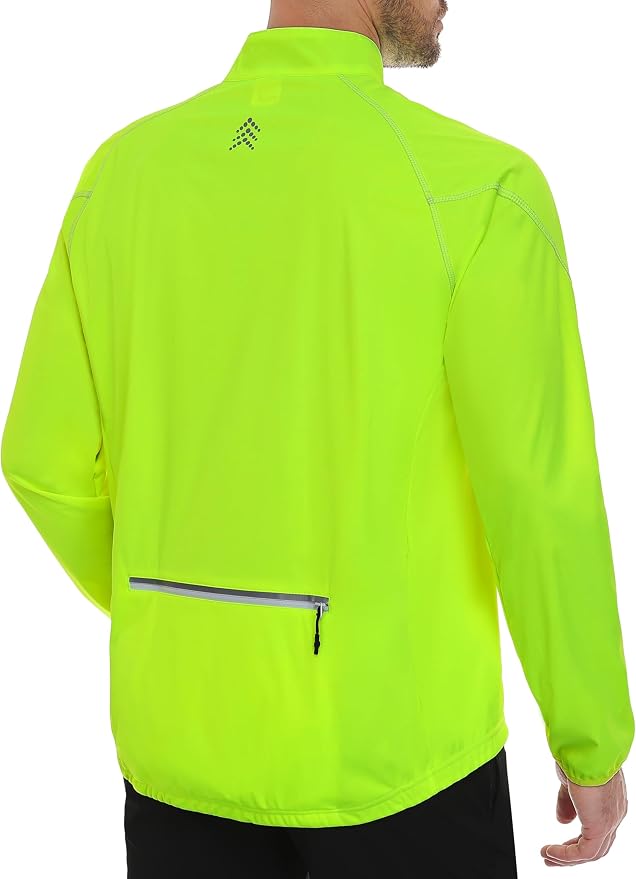 Chaqueta ciclismo hombre manga larga a prueba de viento miniatura 2