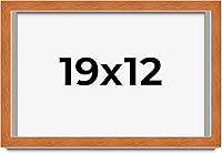 Vista 293 de Marco marrón de 18 x 24 pulgadas, marco de madera maciza de nuez de miel, ancho de moldeo de 0.875 pulgadas, profundidad de rabo de 0.875 pulgadas