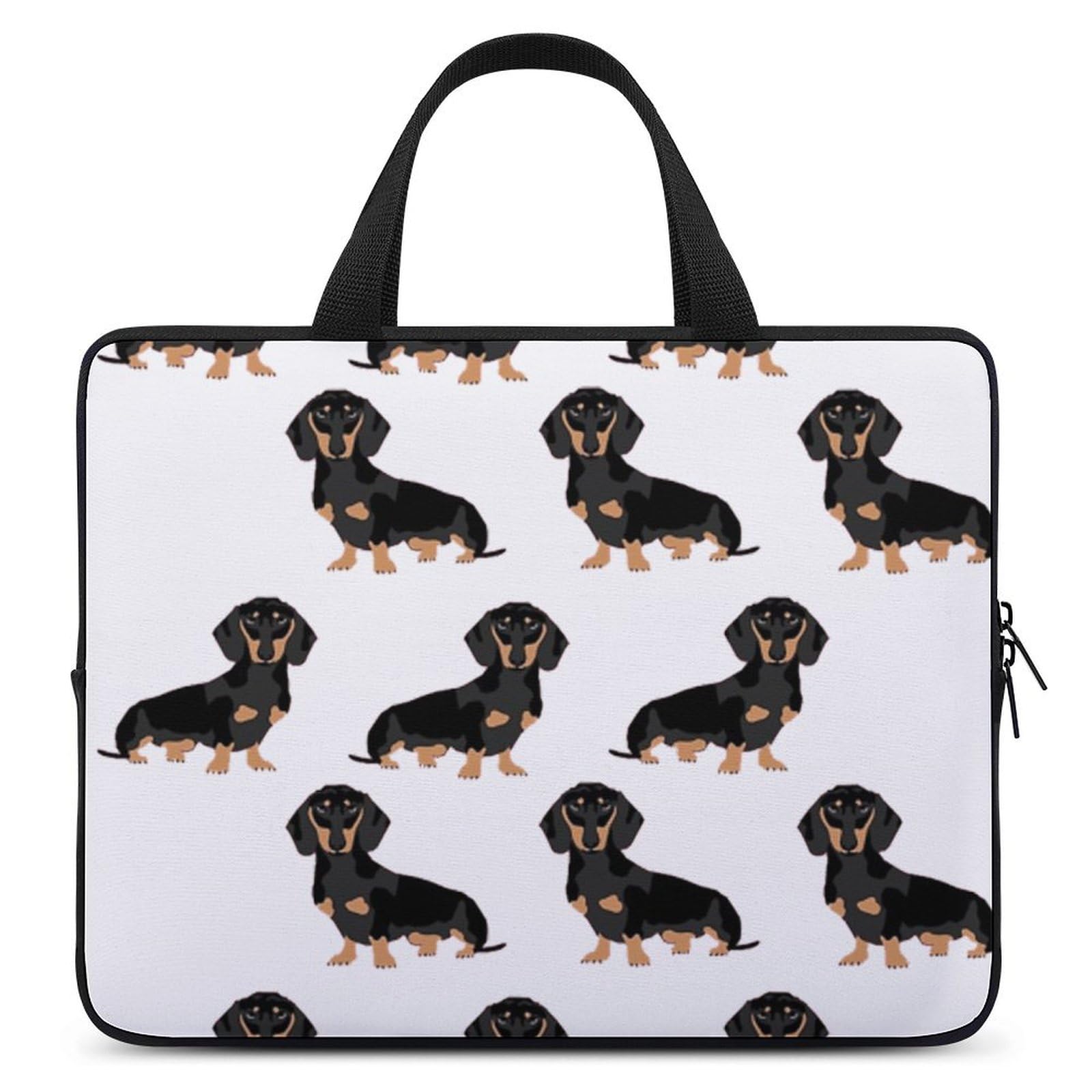 Housse ordinateur portable teckel weiner pochette tablette sacoche - 6