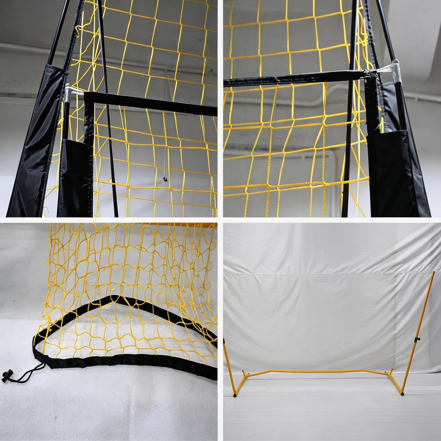 Aptliton Red de voleibol ajustable de 243 x 107 x 335 cm, red de entrenamiento de hierro y polietileno, 8 x 11 cm, color rojo, negro, altura ajustable, portátil, con bolsa de transporte, marco