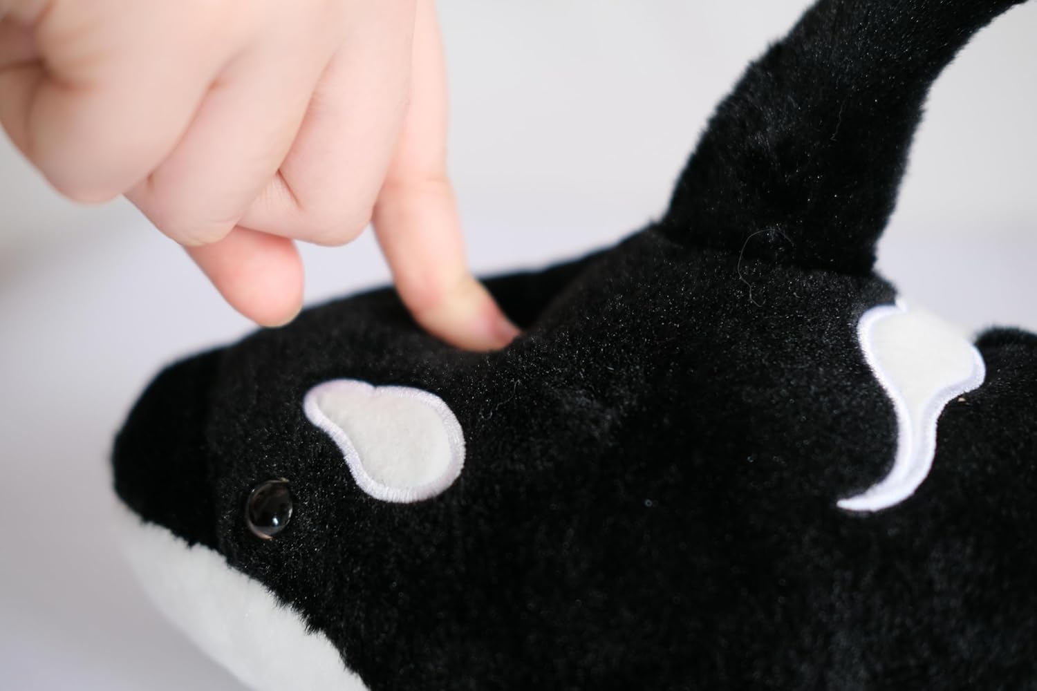 Make My Day Premium Orca Stuffed Animal - 11.8 Inches Orca Whale Plush Easter Gifts for Kids, Plush Toy Killer Whale Shark Stuffed Animal Gifts for Babies, Toddlers