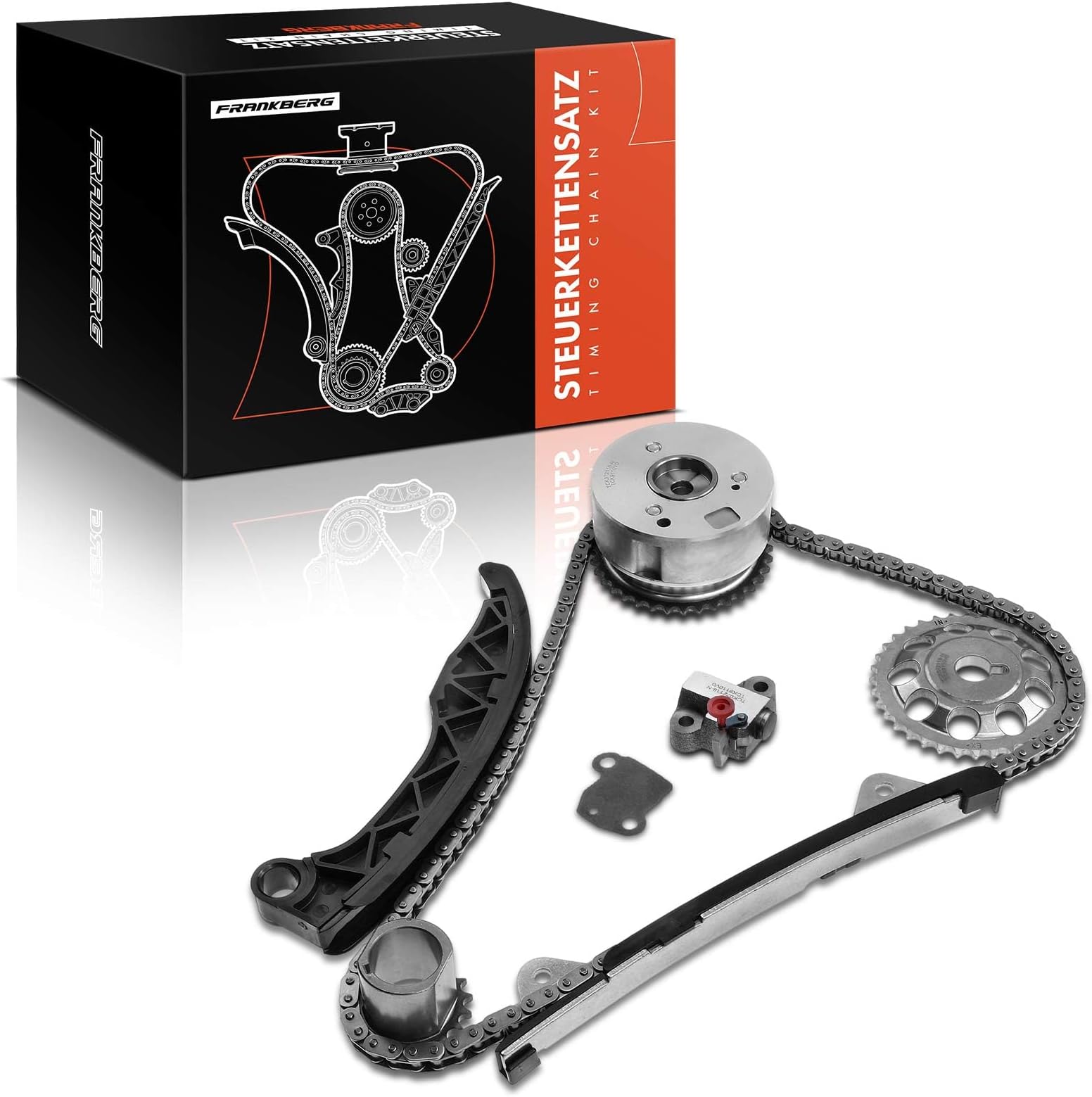 Frankberg Timing Chain Set Compatible with Cuore VII S-i-r-i-o-n 107 C1 Justy IV Aygo IQ Yaris 1.0L Petrol 2005-Present 1350621020