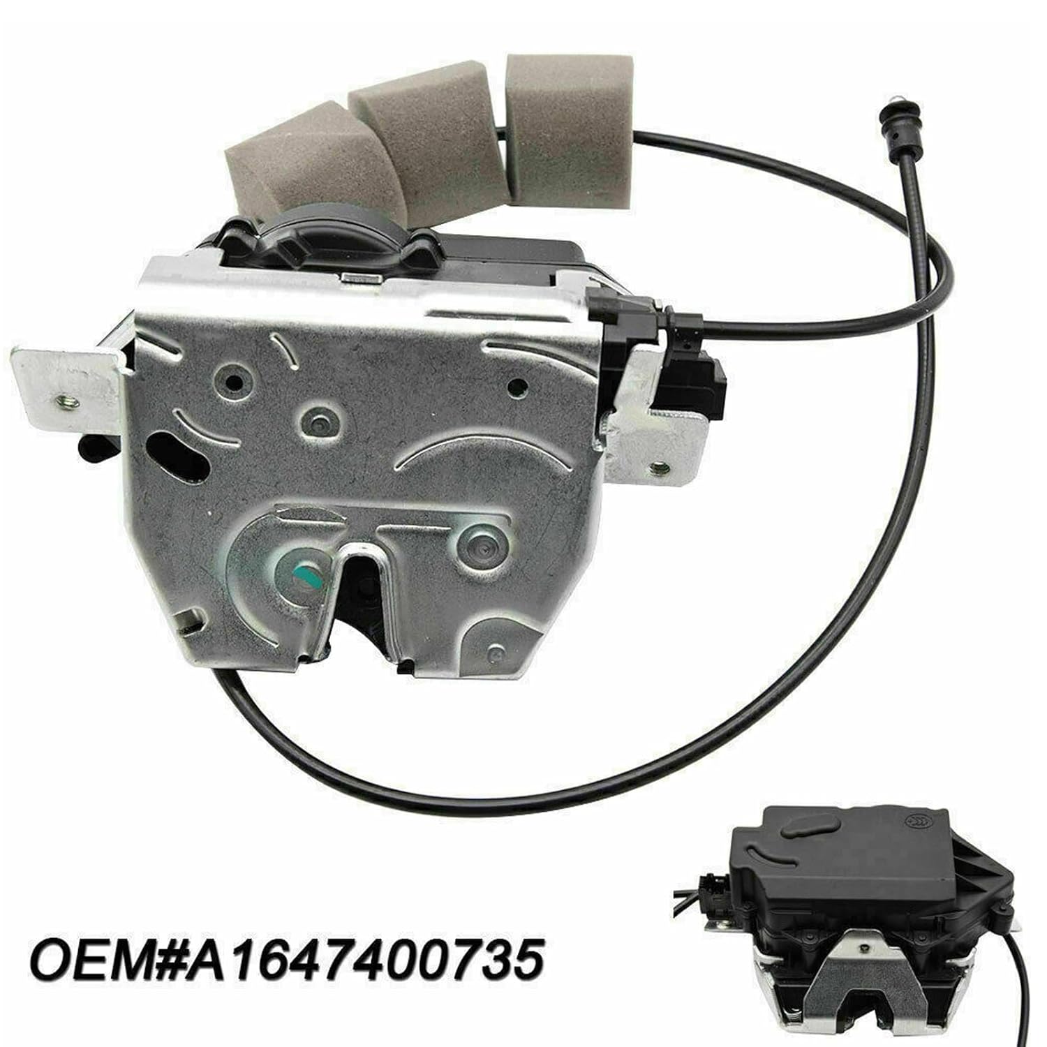 Tailgate Boot Lid Trunk Luggage Latch Actuator for X164 W251 V251 A1647400735 A1647400735 A1647400300 A1647400435 Rear Tailgate Handle with Lift Supports Light Latch Assembly Struts Shocks