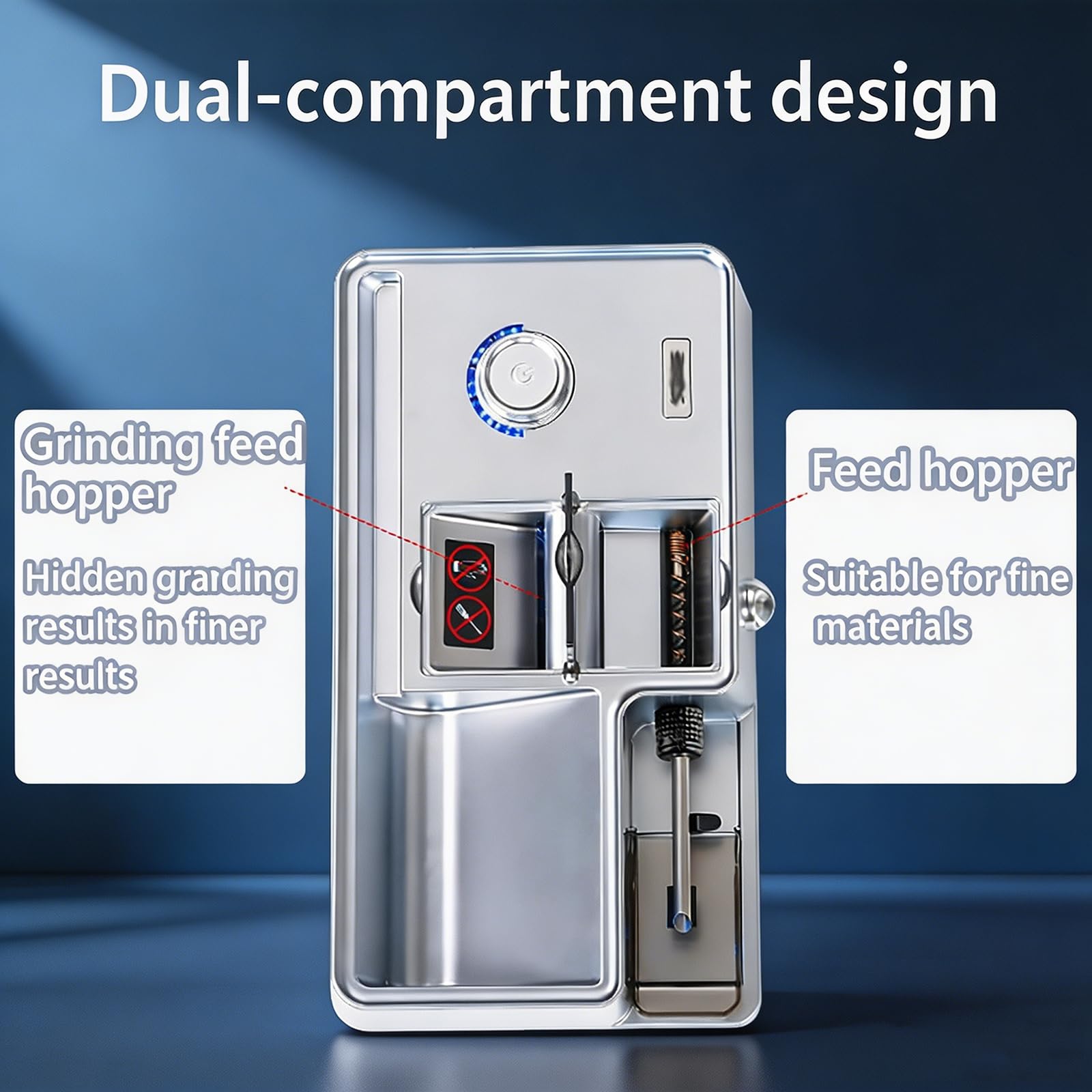 MObyat Macchina Automatica per Arrotolare Sigarette da 5,5/6,5/8,0 Mm, con Display Digitale, 5 velocità Regolabili, Doppio Vano Portaoggetti, Spegnimento Automatico Intelligente E Conteggio