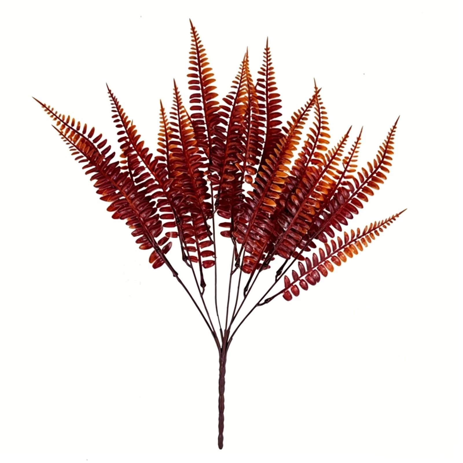 Exmrtvbx Persian Leaves, 10Pcs 10Pcs Autumn Artificial Plants Eucalyptus Ferns Fake Flowers Fall Greenery Stems Farmhouse Thanksgiving Vase Table Home Decor