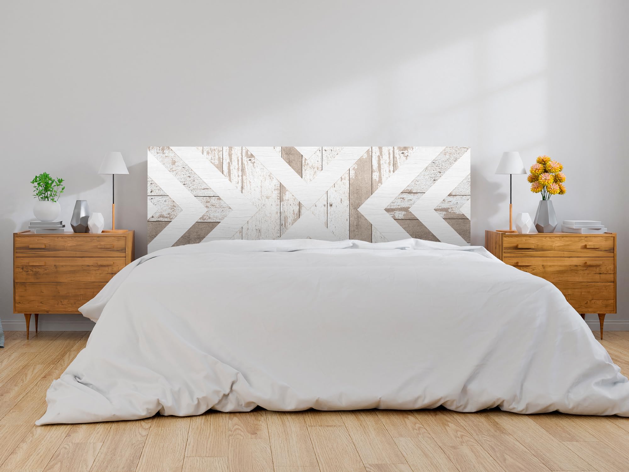 Oedim Cabecero Cama PVC Imitacion Madera Antigua | 150x60cm | Cabecero Original y Económico
