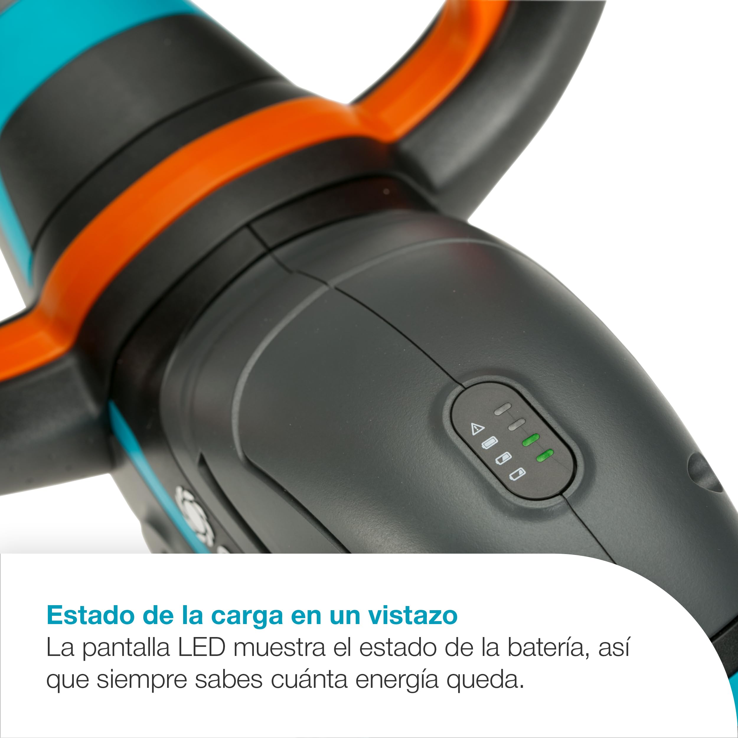 Gardena Cortasetos ComfortCut 50/18V P4A Solo: Ergonómico, Geometría de la cuchilla, Ligero, Estado de carga, Sin cable (14730-55)