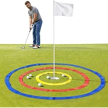 3 Pcs Golf Target Circle Training Aid,Putting and Chipping Training Tool - Short Game Improvement & Ideal for Chipping and Putting