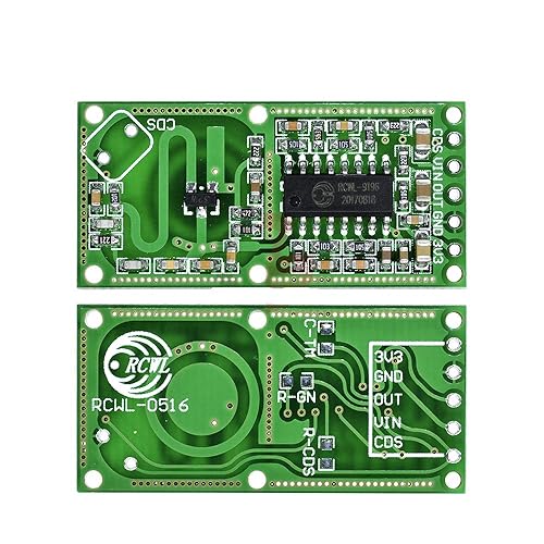 Miniatura 3 de HiLetgo 5 unids RCWL-0516 RCWL 0516 Sensor de radar de microondas Sensor humano Sensor Cuerpo Módulo de interruptor de inducción Módulo de salida