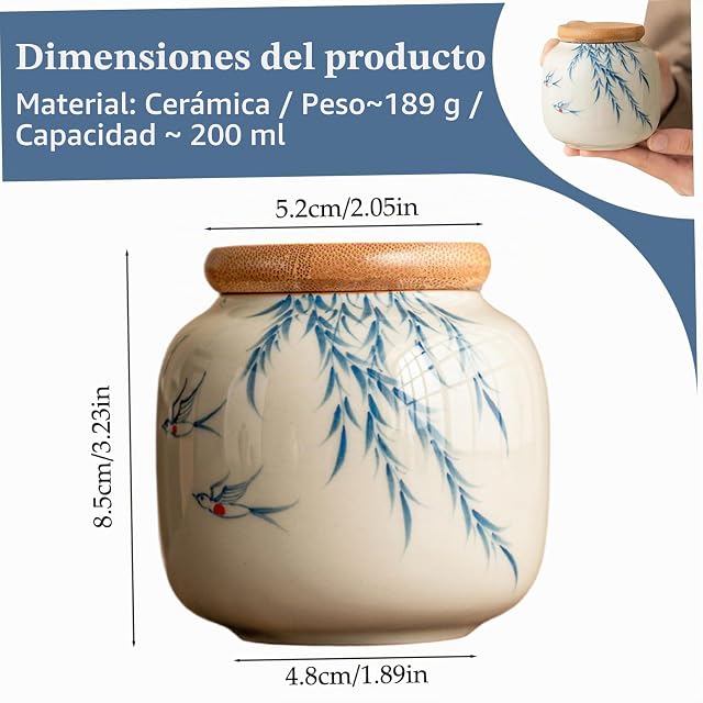 Foto 2 de 6 de Urnas pequeñas para Cenizas humanas urnas funerarias de cerámica de 7
