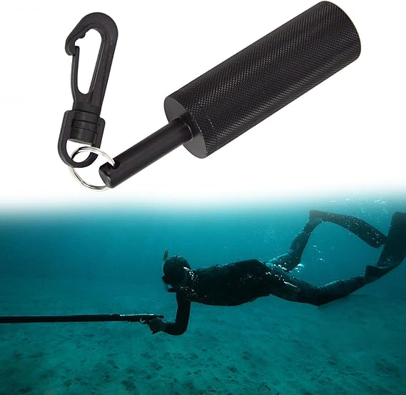 Scuba Diving Underwater Shaker Ring Bell Strap Scuba Rattle Stick with Clip Handheld Non Slip Scuba Diving Shaker Ring Bell Diving Equipment
