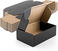 Vista 16 de Golden State Art, Cajas de envío rosadas de 4 x 4 x 2, paquete de 26 cajas pequeñas de cartón corrugado para envío, embalaje, regalos de manualidades