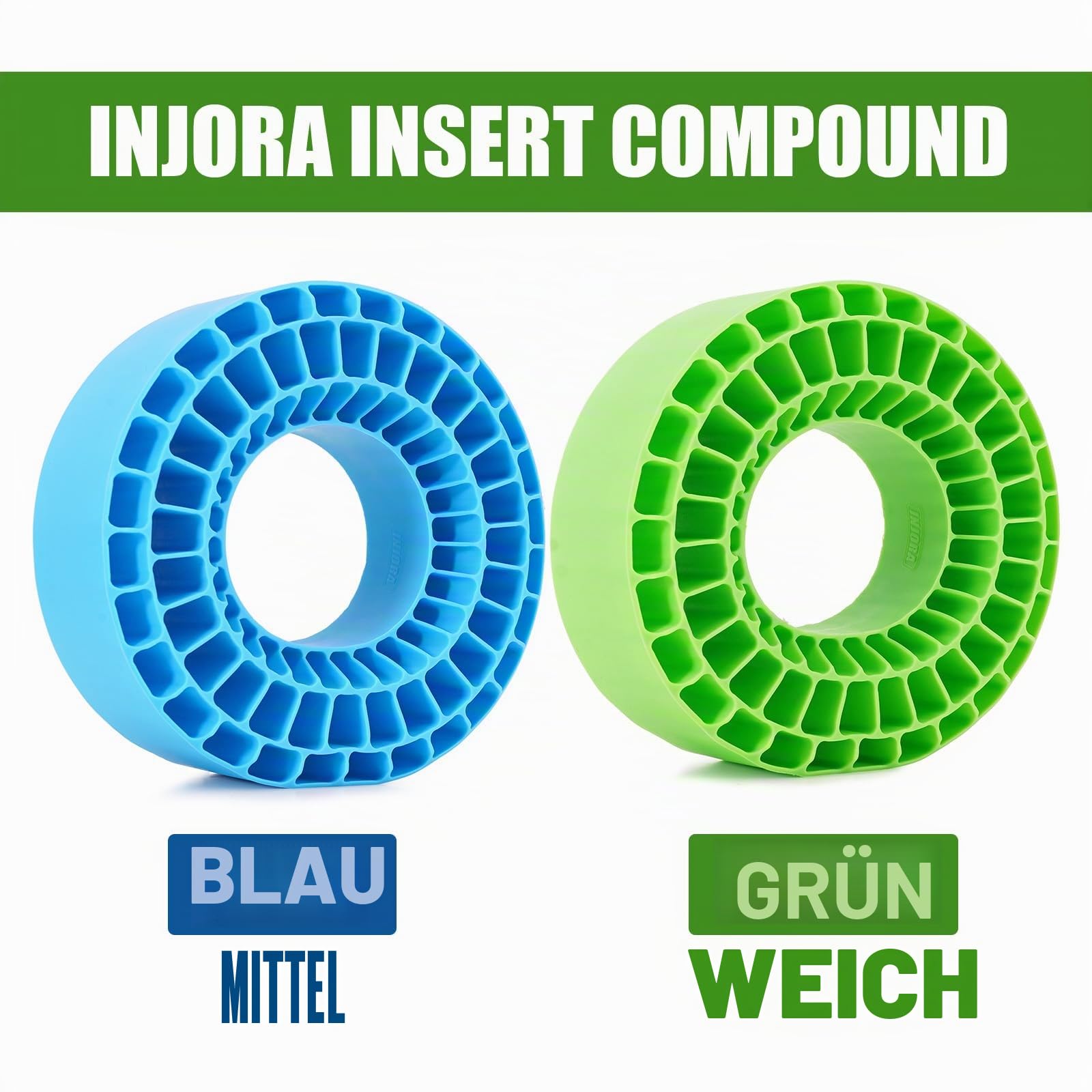 INJORA Silikonkautschuk-Reifeneinlagen für 1.9" 120–124mm × 45–48mm Reifen (1908)