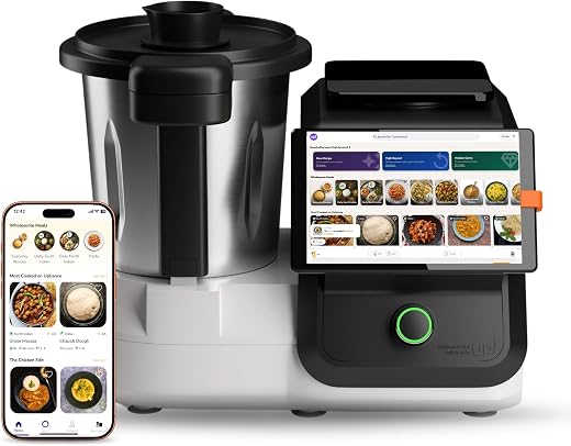 upliance AI Cooking Assistant | 500+ Guided Recipes | 16 Cooking Modes: Heat, Chop & More | Customize Recipes with AI | Eat Healthy | Touch Screen…