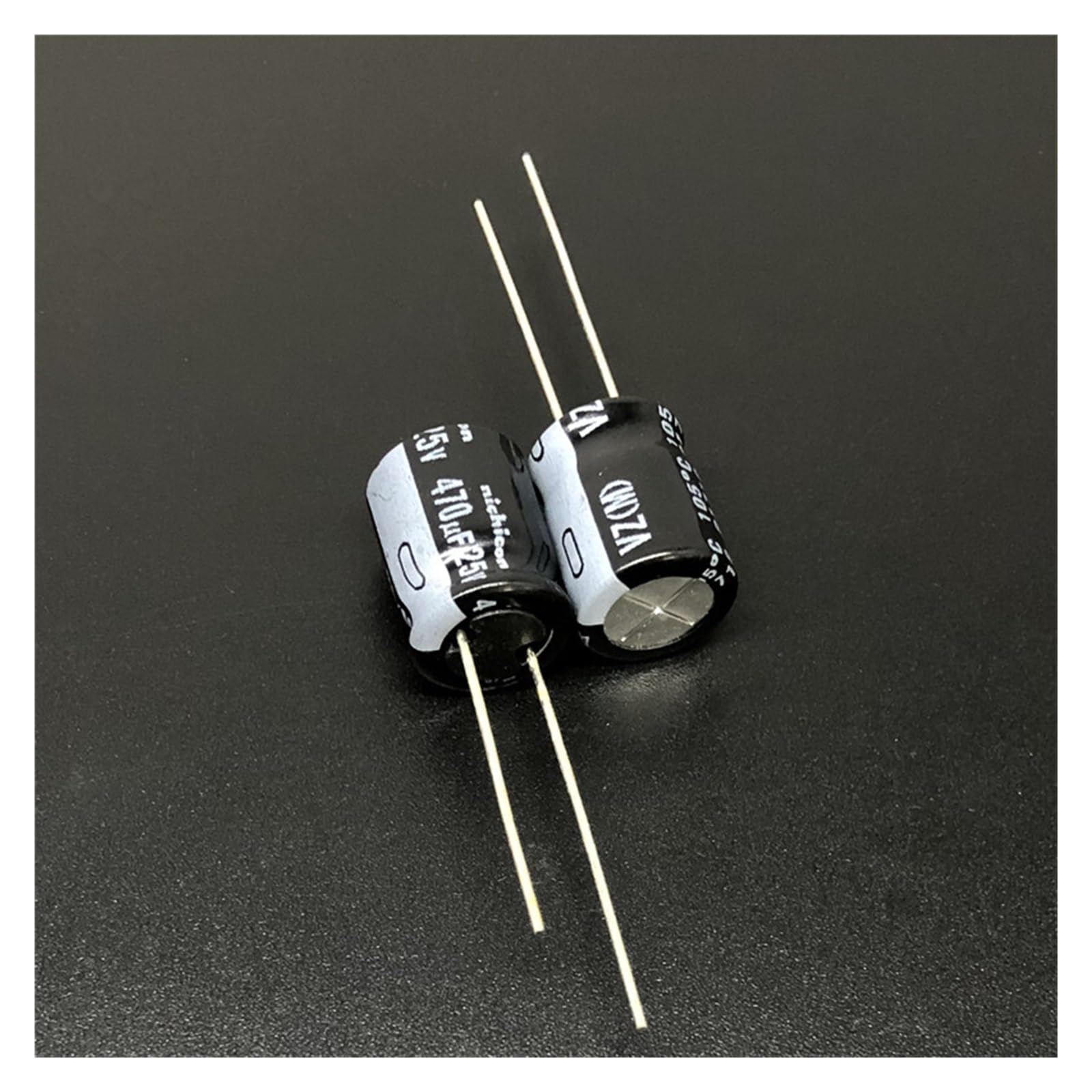 Condensateur 470uF 25V radial haute température pour carte mère et audio