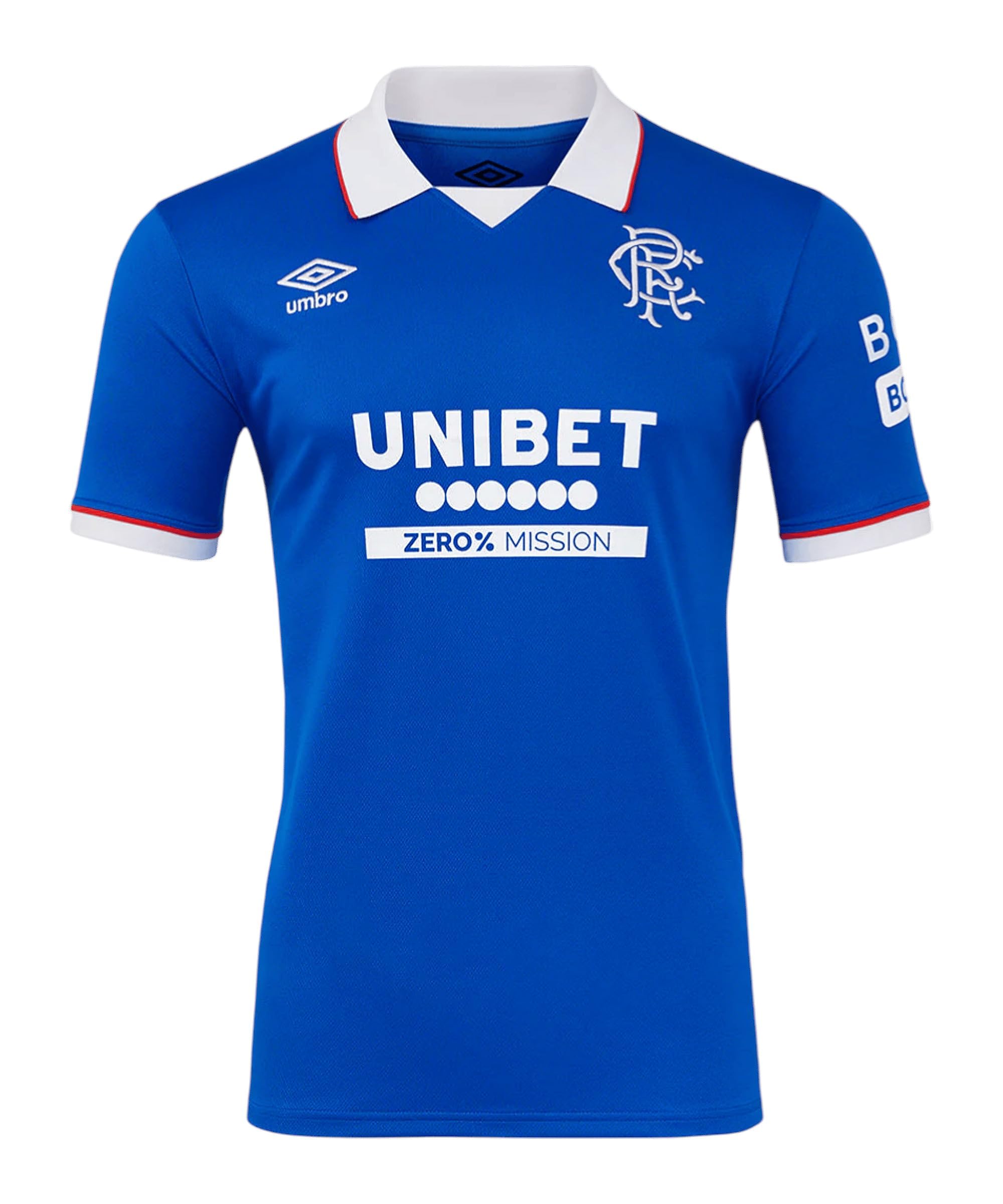 Umbro Rangers Home Football Shirt 2025 2026 Adults Blue Large