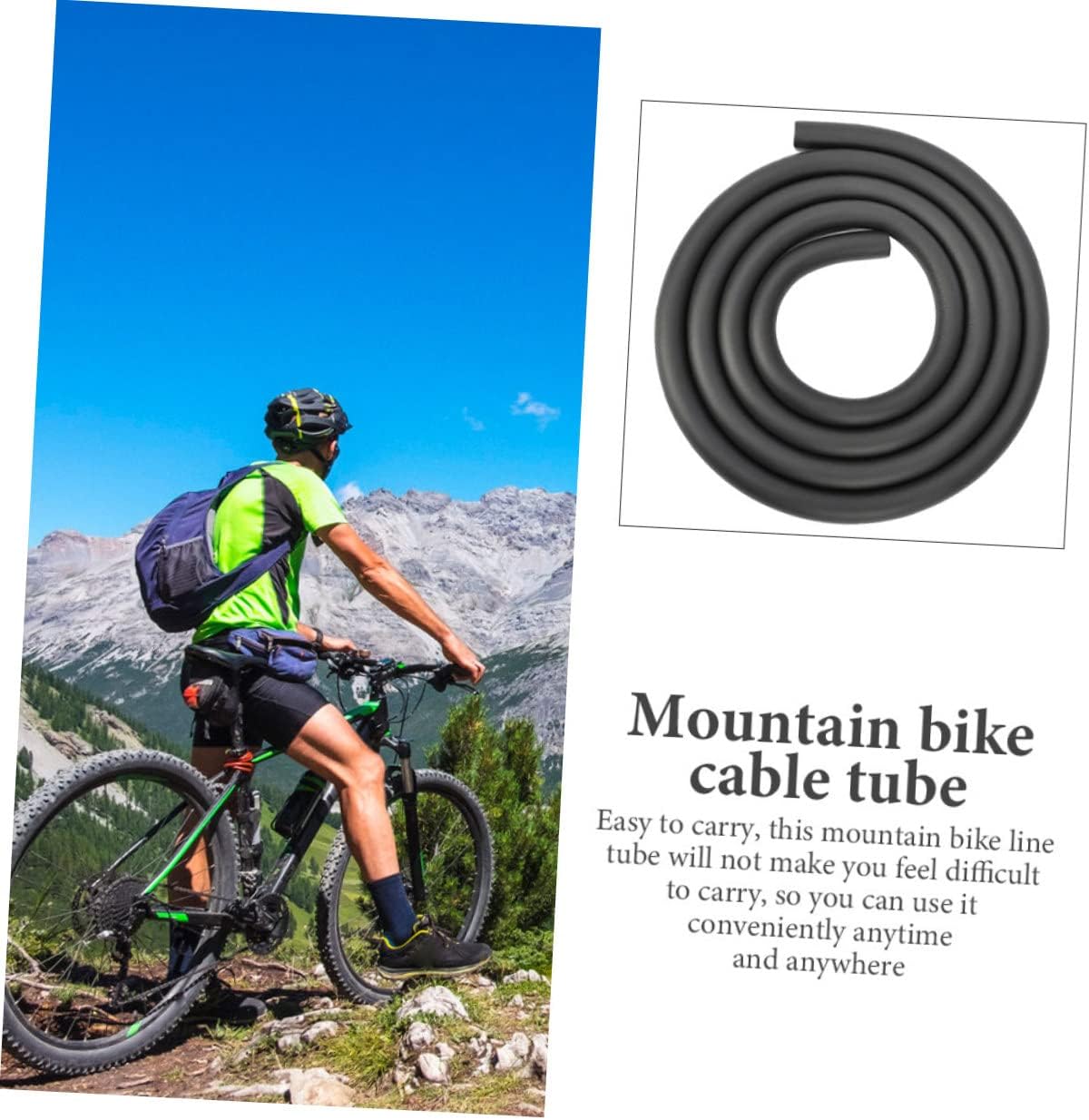 Cable Tube Housing -Noise Sponge Brake and Derailleur Wires for Road and Mountain Lightweight Smooth Easy Installation