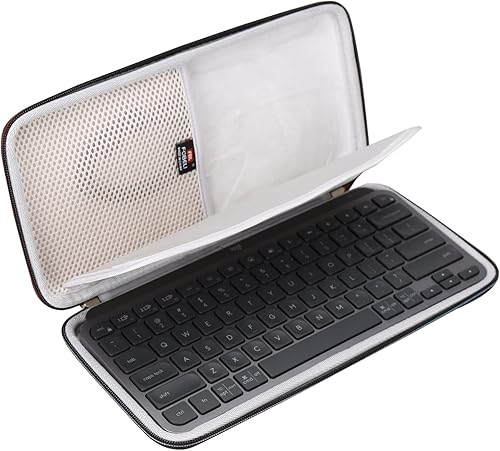Miniatura 2 de FBLFOBELI Estuche de almacenamiento rígido de EVA para Logitech MX Keys Mini Minimalista Teclado Iluminado Inalámbrico, Bolsa de Transporte de Viaje
