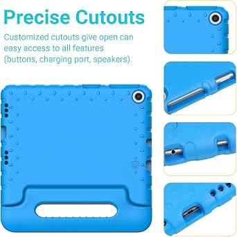 Kids Case for Lg G Pad 5 2019, Shockproof, Stand, Blue