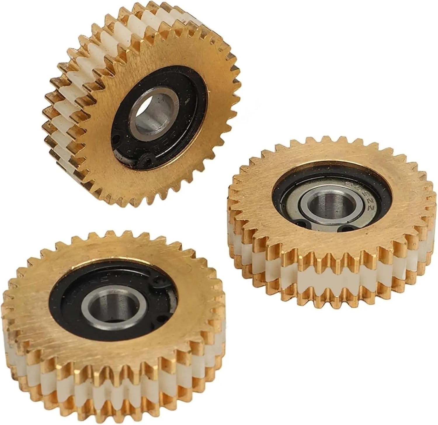 3Pcs Copper Motor Gears with Bearing 36 Teeth Ebike Wheel Hub Motor Gear 38x12mm Power Transmission Gear