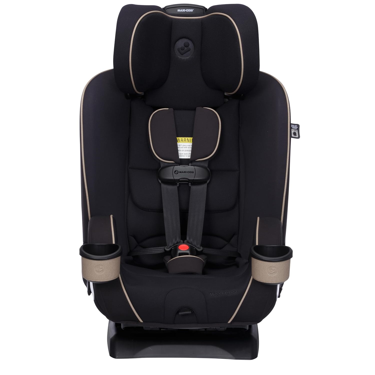 Maxi-Cosi Kani 4-in-1 Infant Kids Convertible Car Seat, Rear-Facing, Forward-Facing, Booster, Slim 3-Across Fit, Magnetic Buckle, 5-Position Recline, Fits 5-100 lbs, 19-57 in, Caspian Caviar