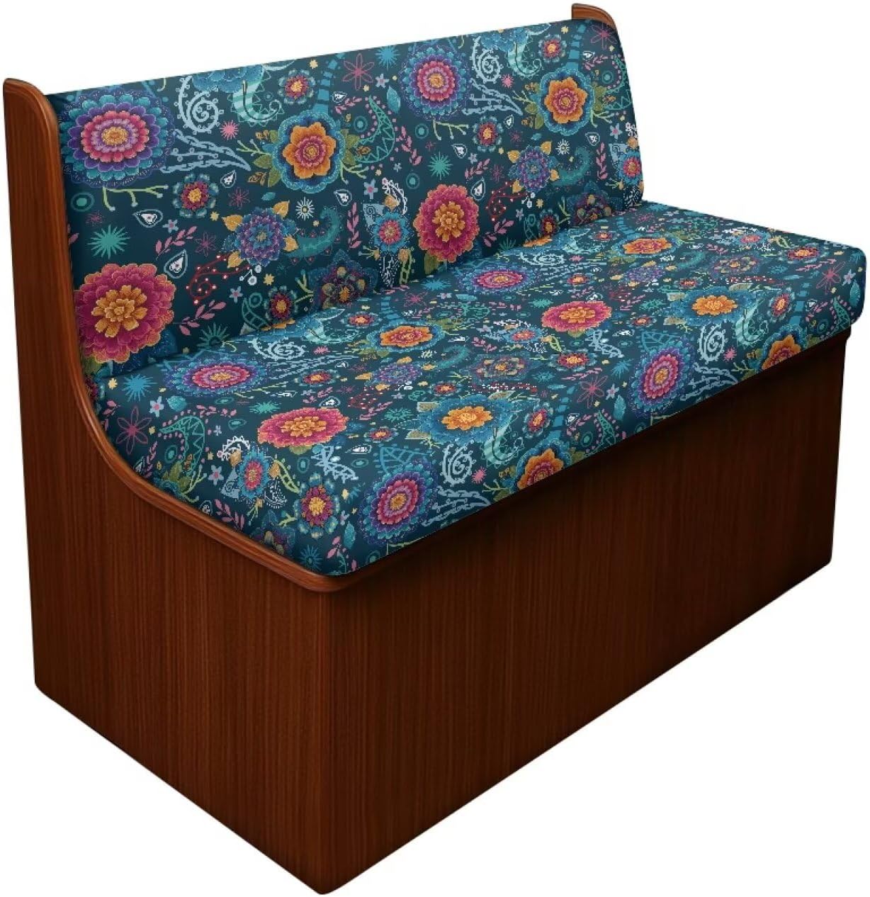 RV Seat Covers Dinette Booth Cushions Bohemia Flower Camper Cushion Covers Stretchable & Washable Couch Cover for RV Camper Sofa Bed 2 Cushion