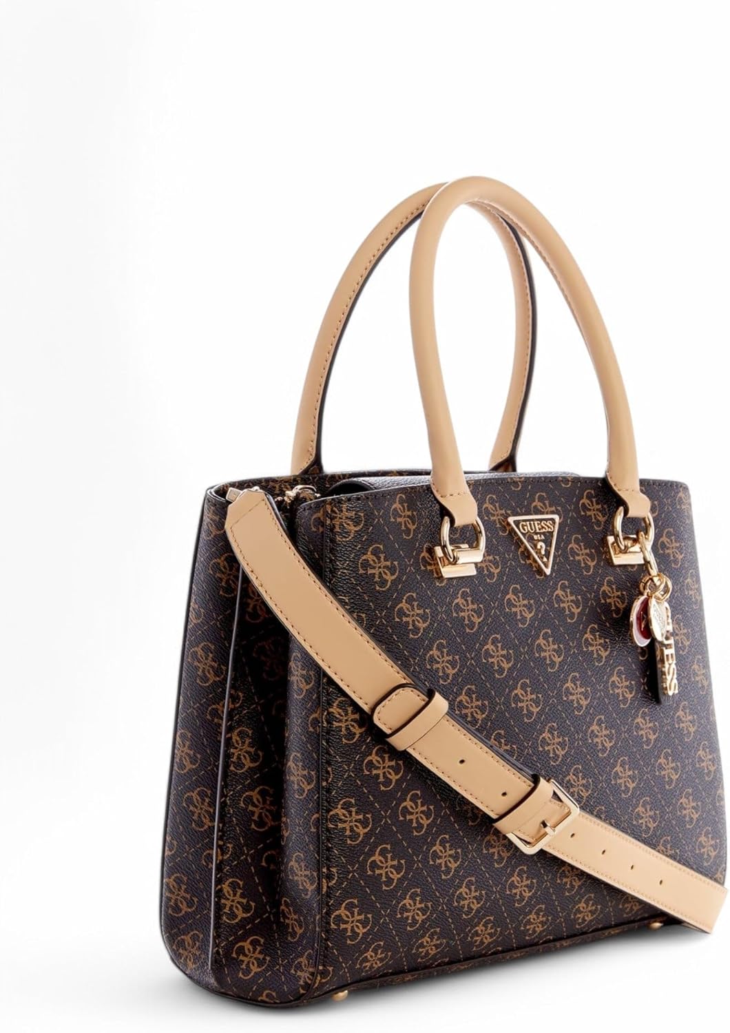 GUESS Womens Noelle Girlfriend Satchel, Top Handle