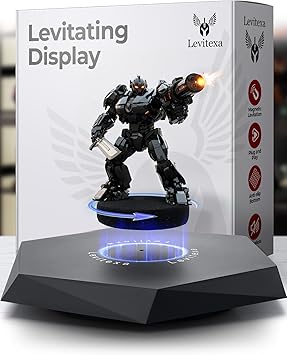 شاشة Levitexa Nimbus Levitating Display - شاشة عائمة، حامل رفع، ديكور رفع، حامل مغناطيسي، رفع مغناطيسي للأشكال والألعاب - سعة 400 جرام