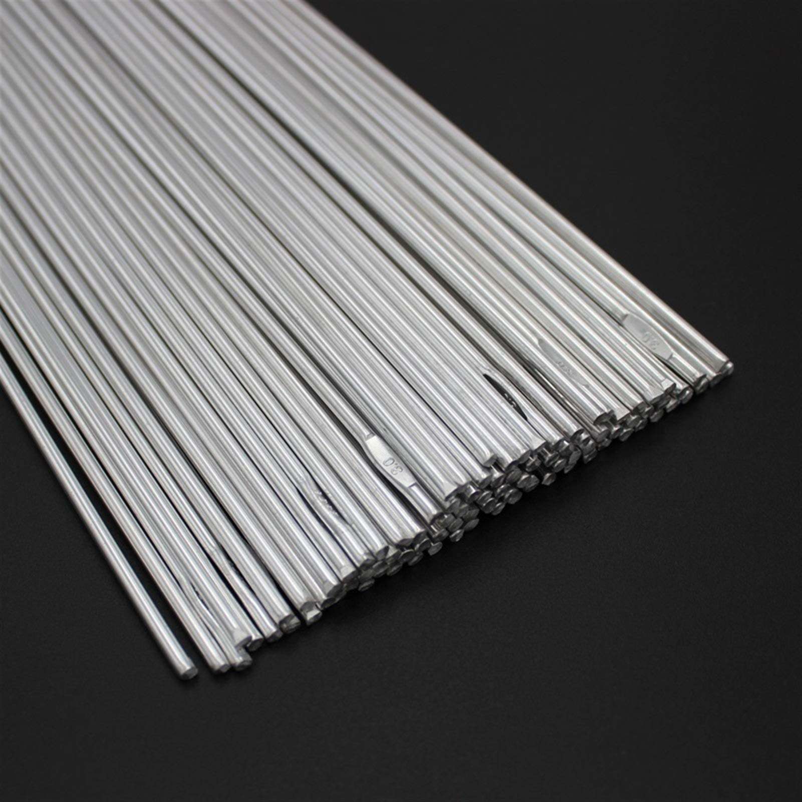 TIG aluminiowe pręty spawalnicze, ER5356 ER1070 ER1100 ER4043 ER4047 ER5183, (średnica 2,4 mm x 500 mm 1 kg, materiał: ER1070)