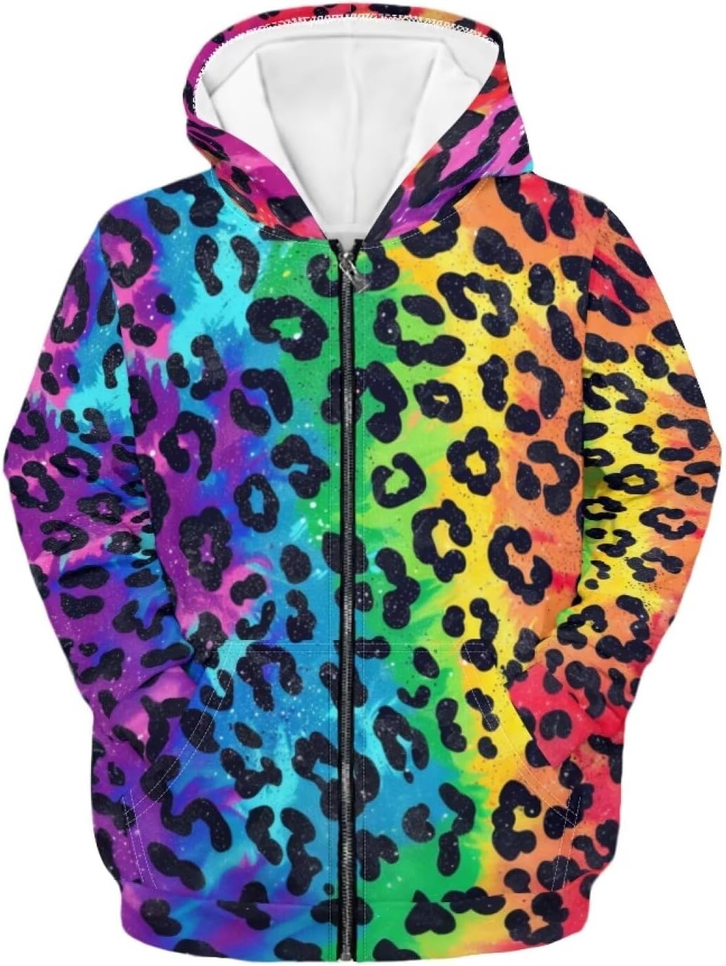Upetstory Kids Zip Up Hoodie Fashion Hooded Sweatshirt for Girls Boys Size 6-16