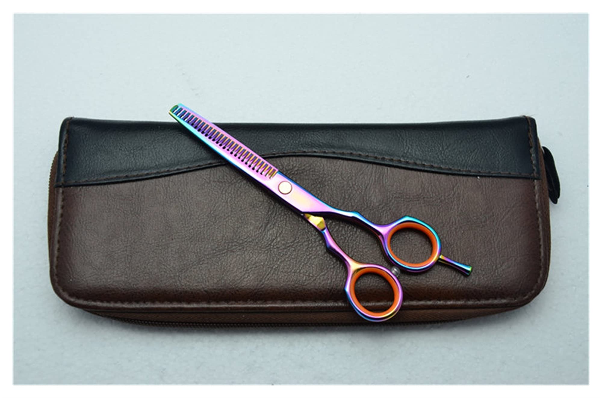 Ciseaux de coiffure sculpteur pour coupe amincissante avec boîte de rangement L