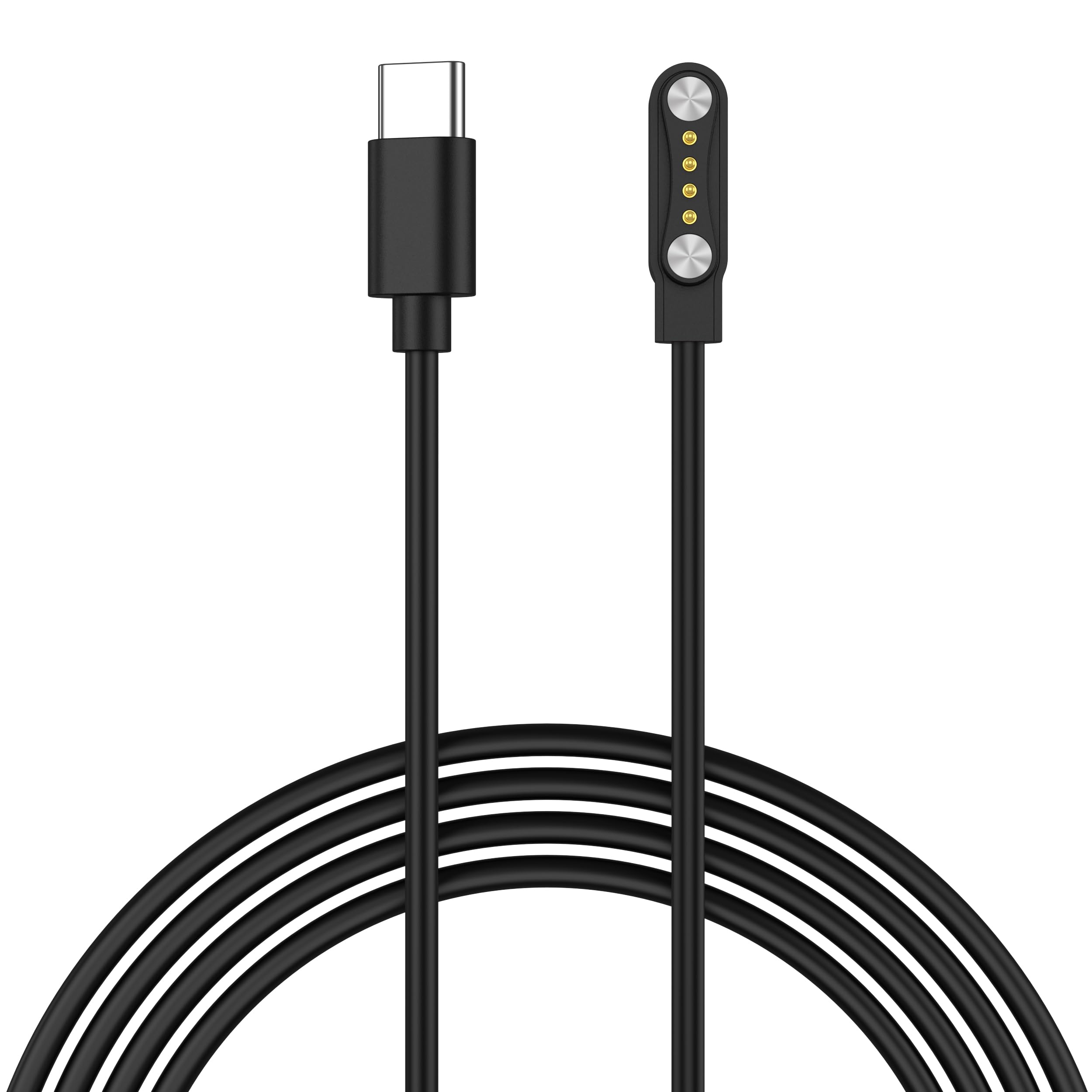 Vanjua Charger Cable for Firebolt Smartwatch, 4 Pin Magnetic Charging Cord for Invincible Plus/Talk/Talk Pro/Thunder/360 Pro/Visionary/Invincible/Diamond/Infinity/Infinity Only-image-27