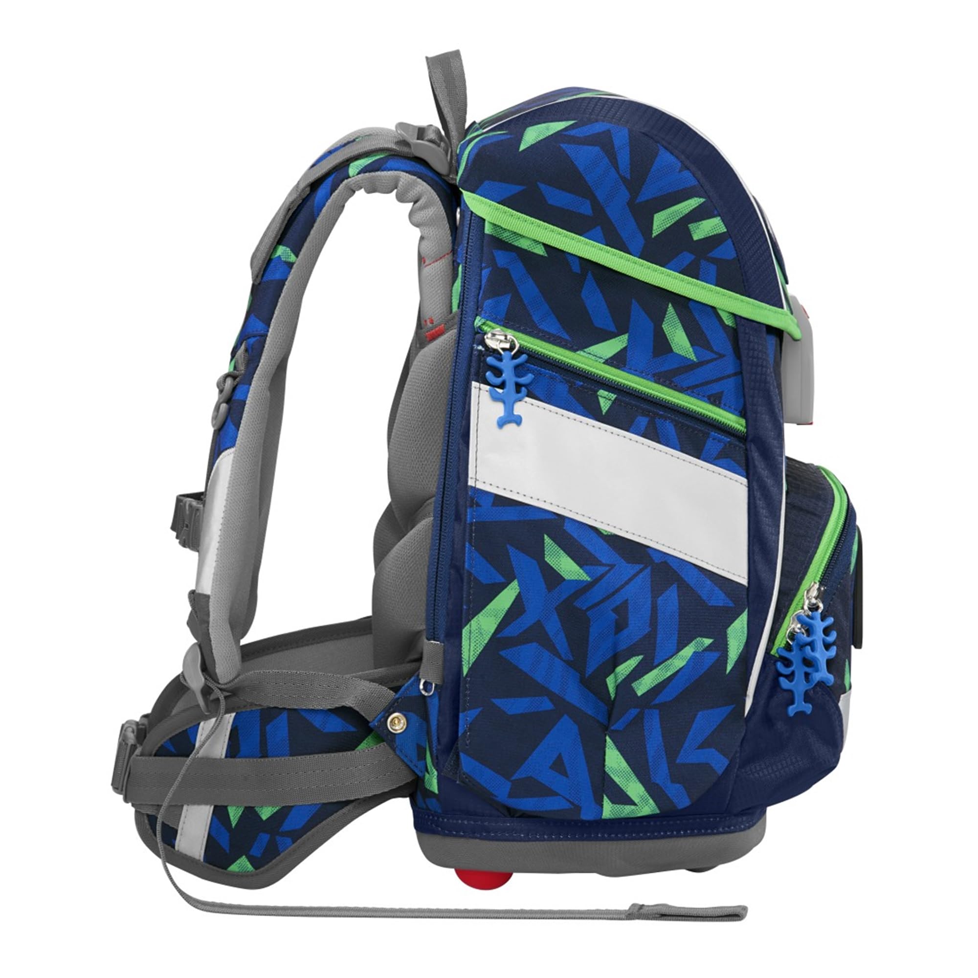 Step by Step Schulranzen-Set 2IN1 Plus „Soccer Ben“ 6-teilig, ergonomischer Tornister, höhenverstellbar mit Hüftgurt, für die Grundschule, ab der 1. Klasse, 19L, blau-grün
