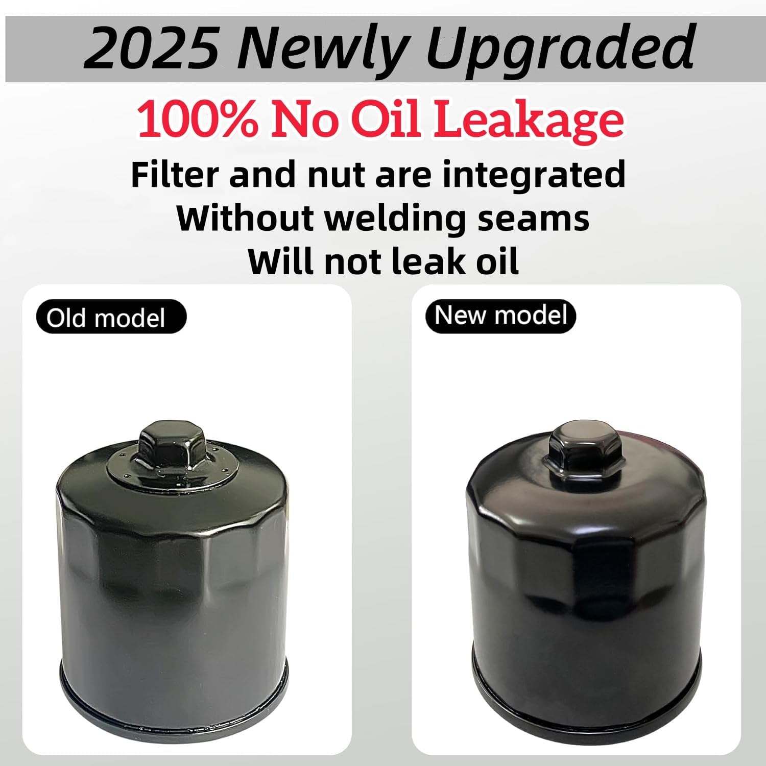 Hisun 2PCS Oil Filter with Nut Fit for Hisun UTV ATV 500 550 700 750 250 400 450 HiSUN SUPERMACH MASSIMOMOTOR 2025 Newly Upgraded Integrated Nut Design Easy to Install and replace