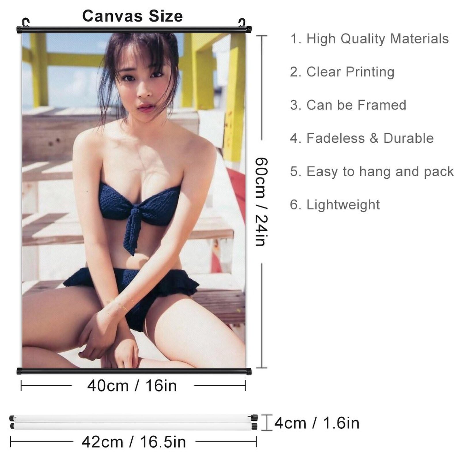Amazon.co.jp: Suzu Hirose Hanging Photo, Poster, Home Decoration