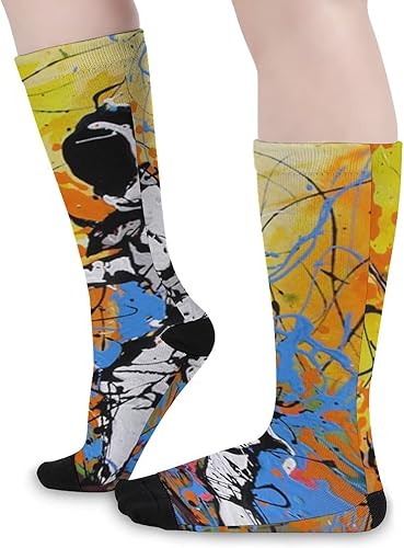 Miniatura 3 de Calcetines altos hasta la rodilla, calcetines deportivos para hombres y mujeres, Estilo