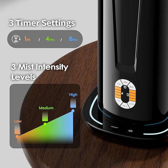 Difusor de Aromas Sin Agua Chicsong PD09, Control Remoto, Luz LED miniatura 5