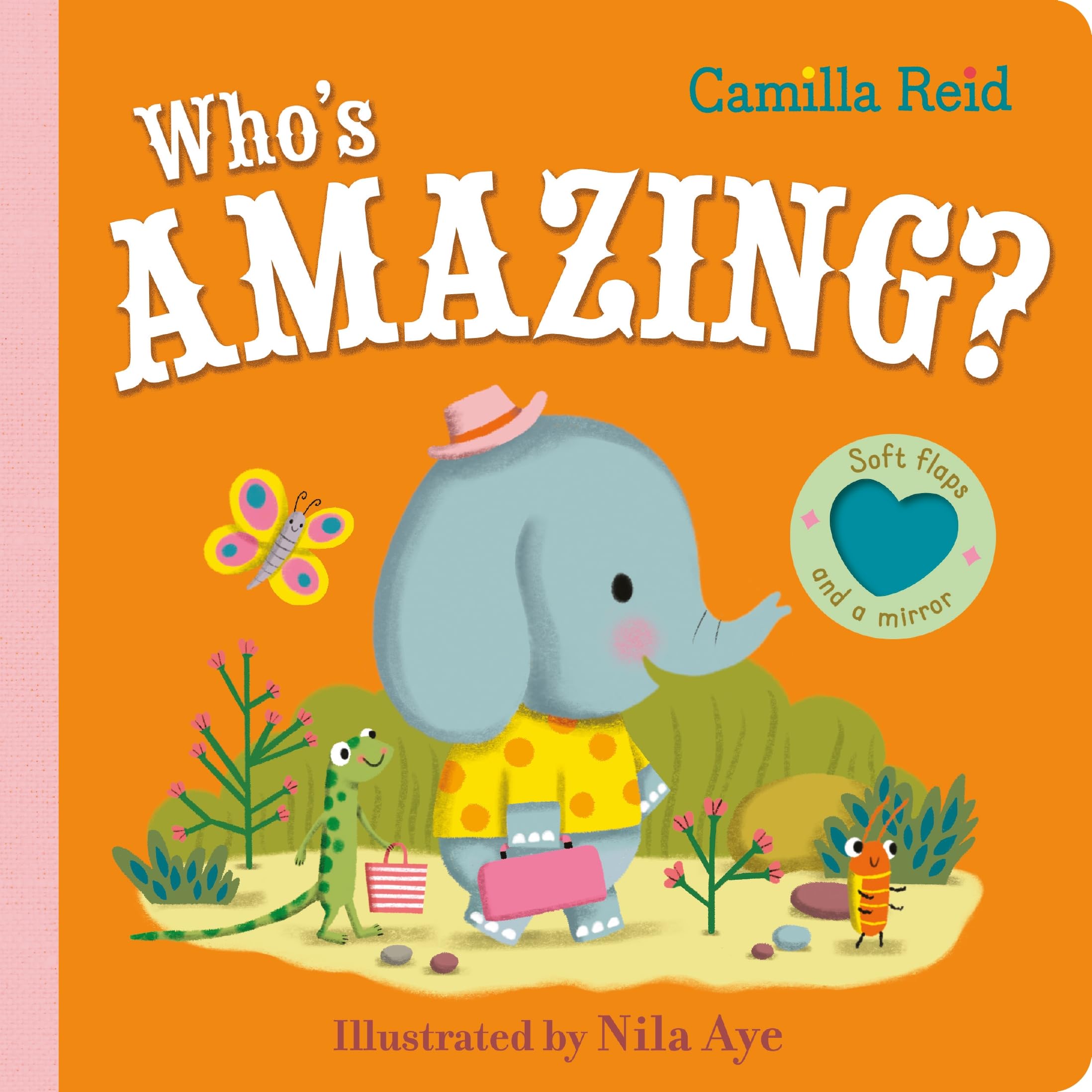Who's Amazing?: An interactive lift the flap book for toddlers - with soft flaps and a mirror!
